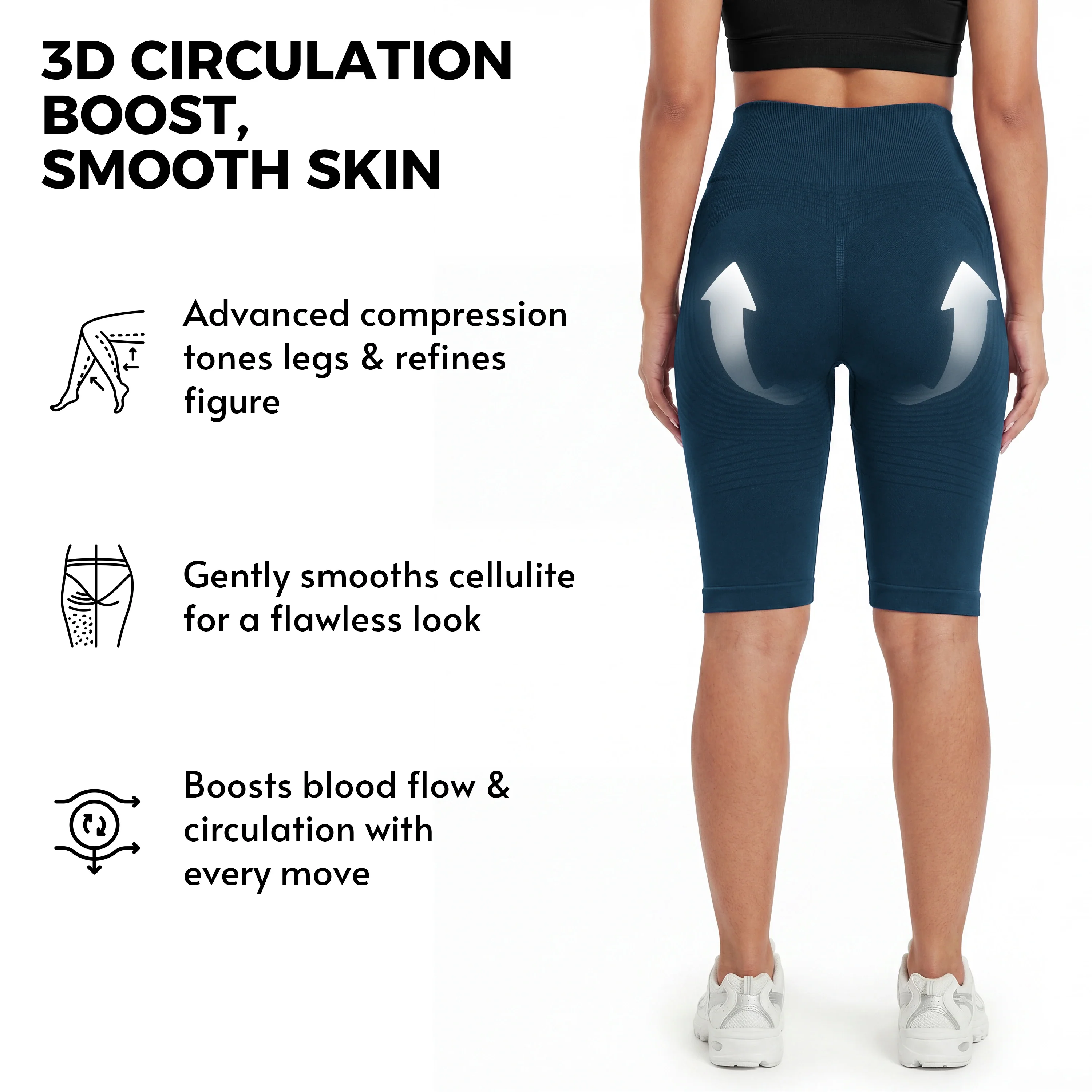 3D Anti-Cellulite Short Leggings - Image 16