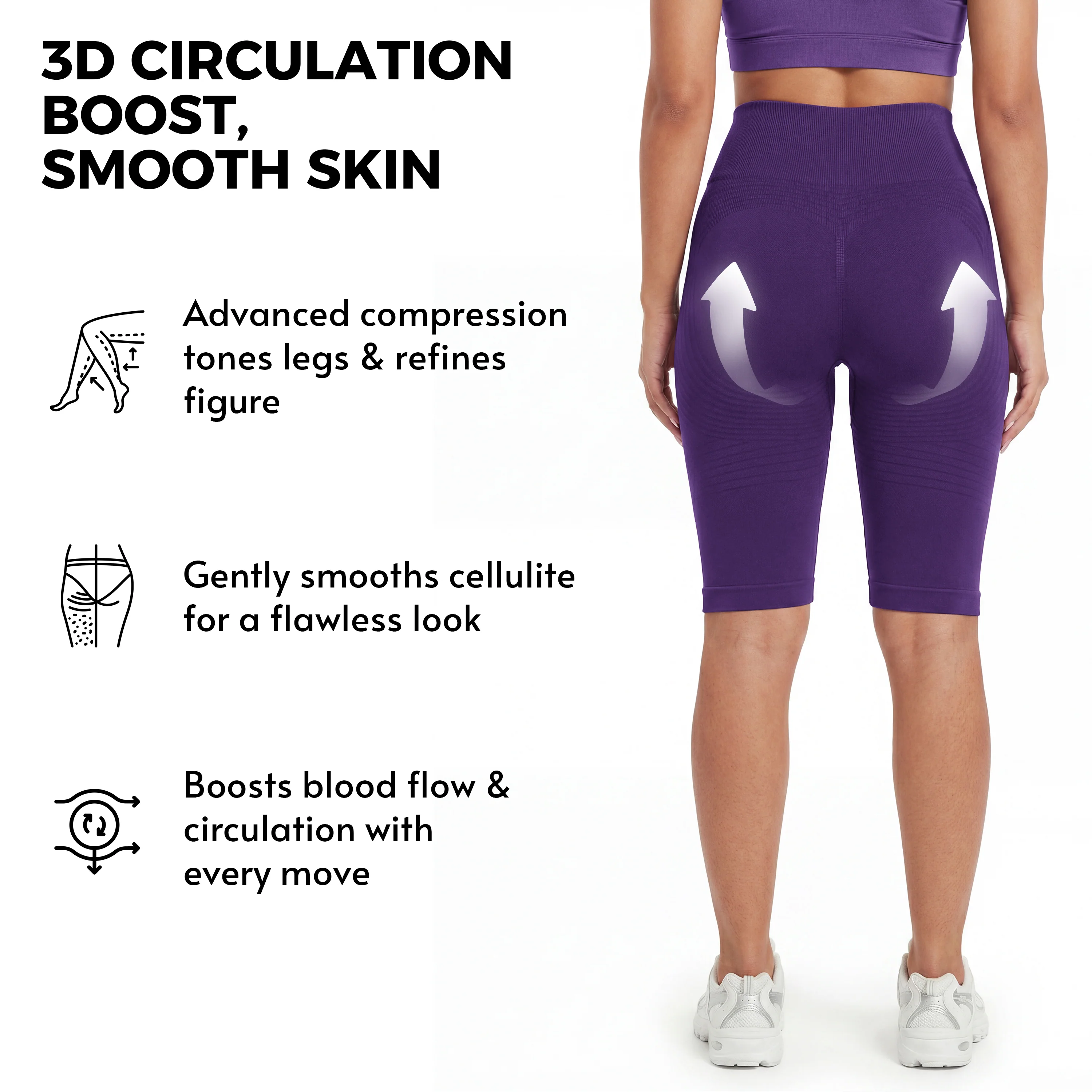 3D Anti-Cellulite Short Leggings - Image 45
