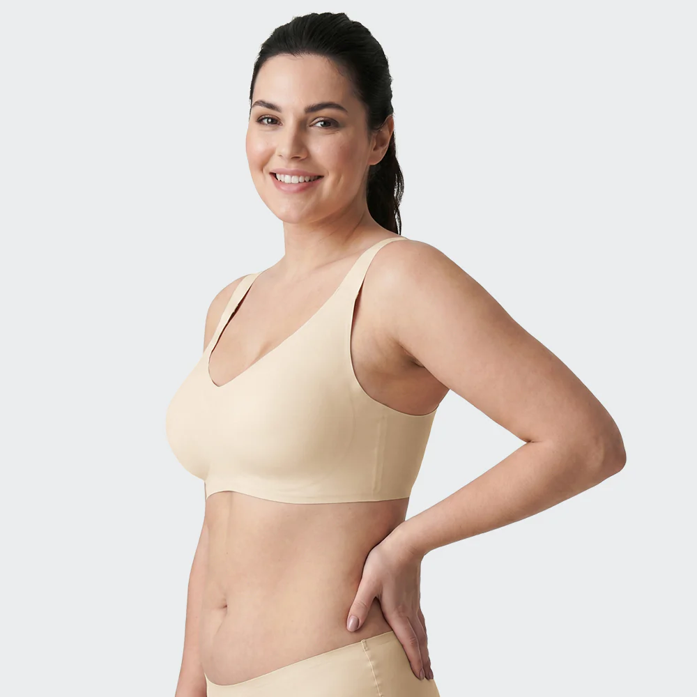 Buttery Soft Seamless Bra, 360° Jelly Support Full Coverage Bra for Fuller Bust - Image 14