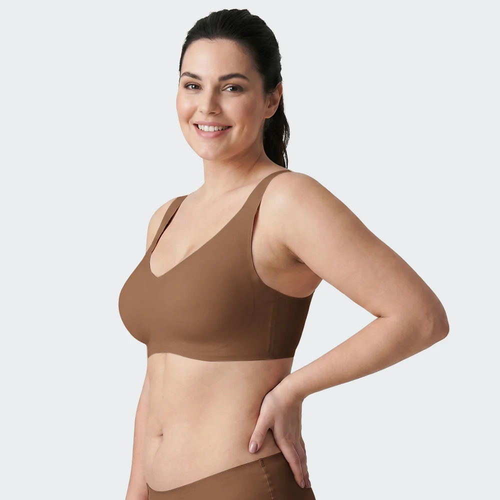 Buttery Soft Seamless Bra, 360° Jelly Support Full Coverage Bra for Fuller Bust - Image 15