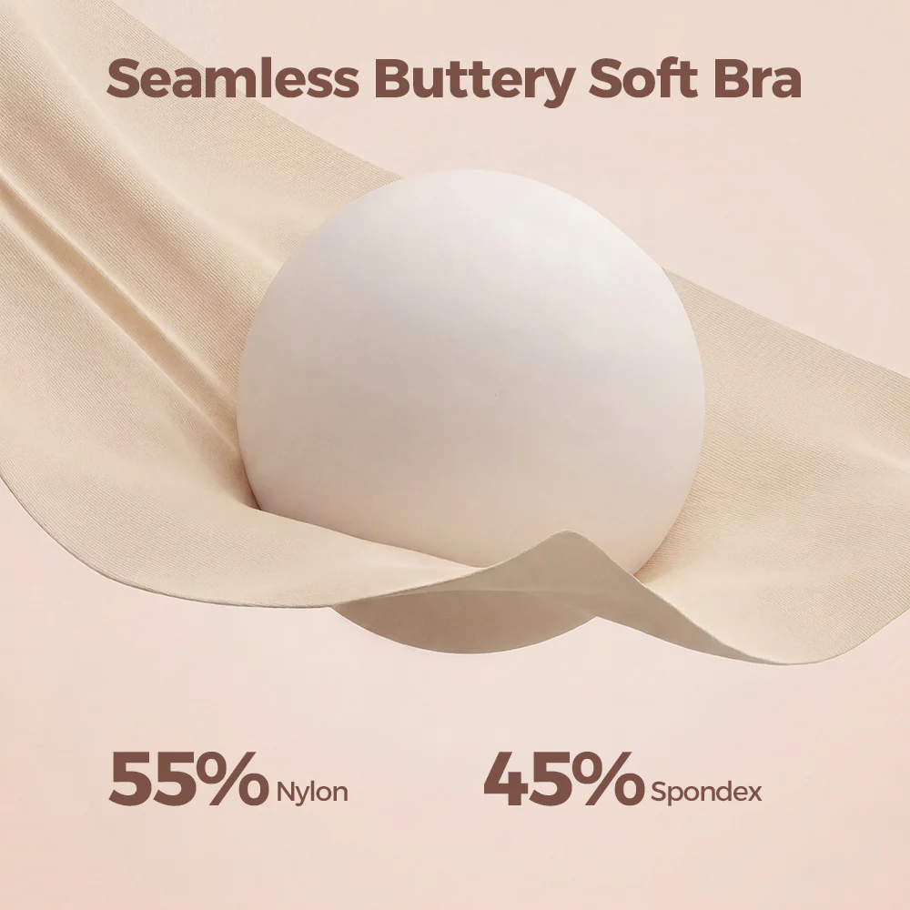 Buttery Soft Seamless Bra, 360° Jelly Support Full Coverage Bra for Fuller Bust - Image 6